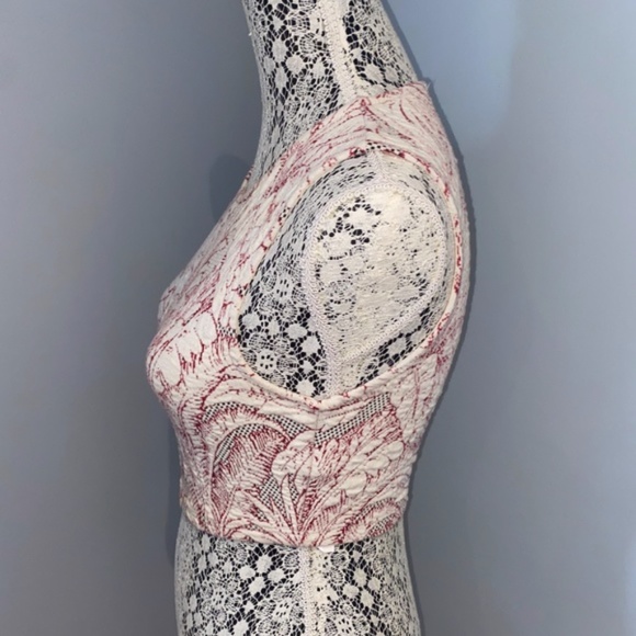 🍒3 for $30 ZARA Textured Sleeveless Crop Top with Palm Trees - Picture 4 of 11